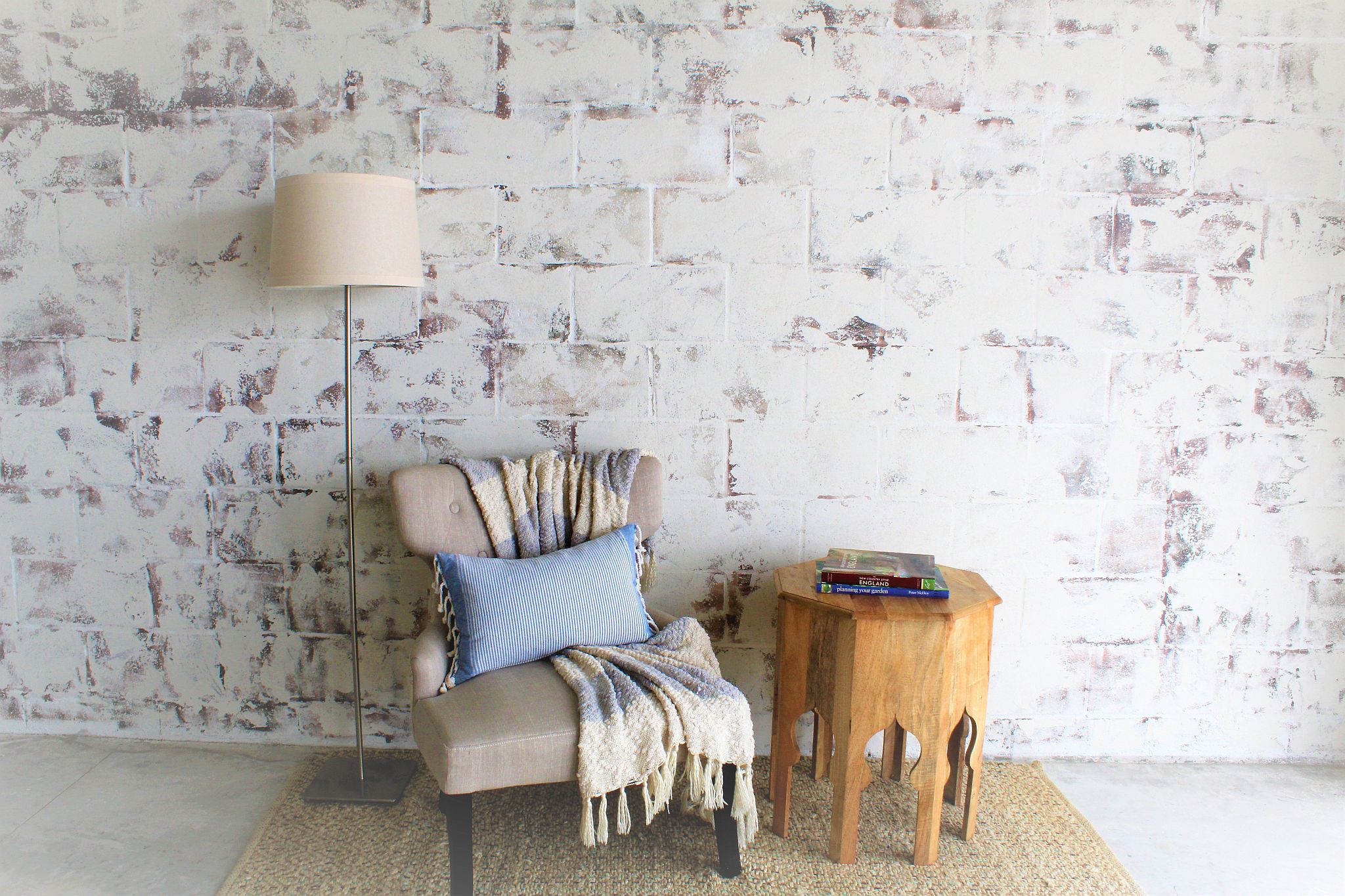 Cinder Block Wall Transformation Nooks In Bloom