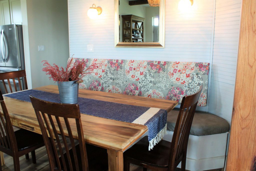 Banquette Back Cushion Nooks In Bloom
