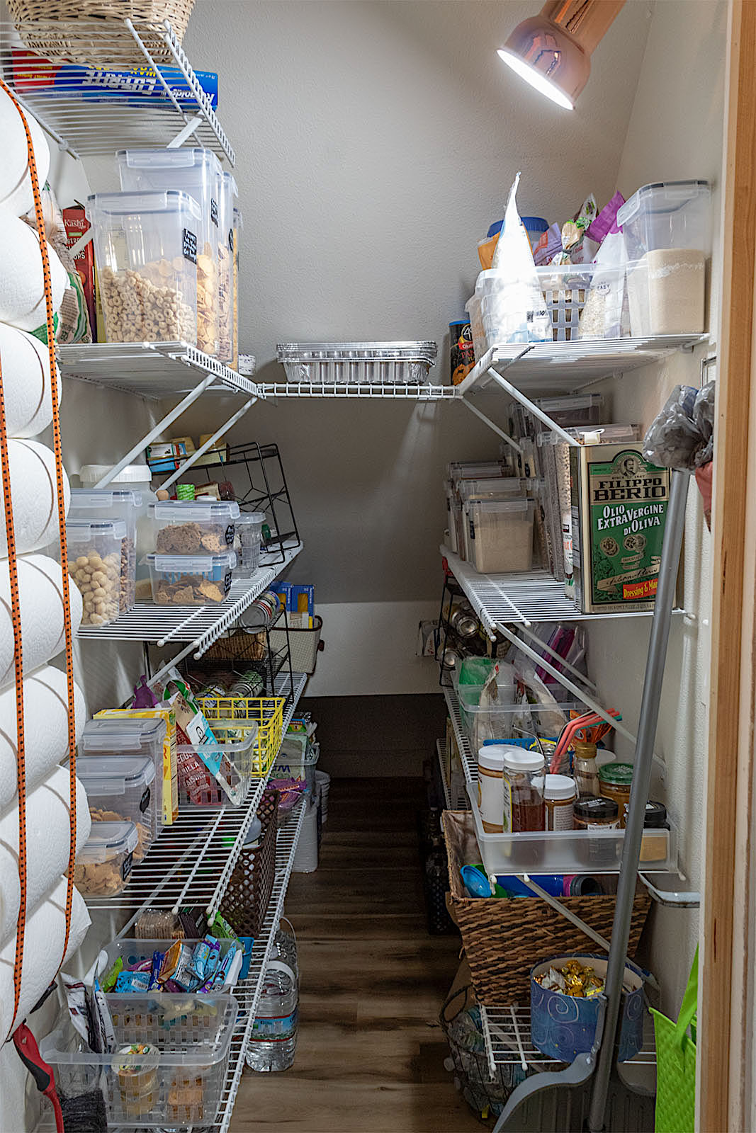 DIY Paper Towel Space Saver Nooks In Bloom