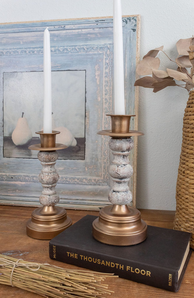 Decorating With Candlesticks When You Don't Have Any Candles